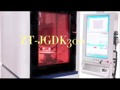 정밀 2 축 섬유 레이저 조각 기계 200 * 200 * 60mm 테이블 이동 1.5-2.0rad