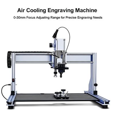 Air Cooling Engraving Machine 0-30mm Focus Adjusting Range for Precise Engraving Needs
